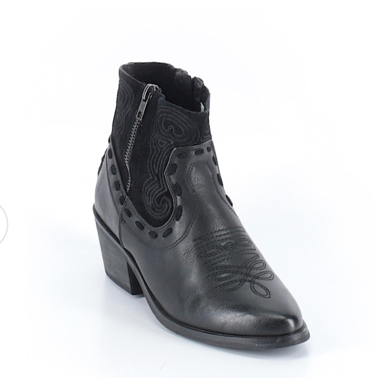 Coolway Ankle Boots Black Solid Shoes Size 10